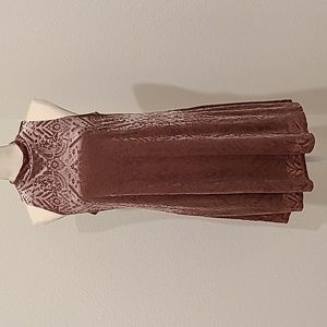 Mudd Mock Neck Velvet Dress